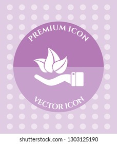 Ecology Icon for Web. Application, Software & Graphic Design.