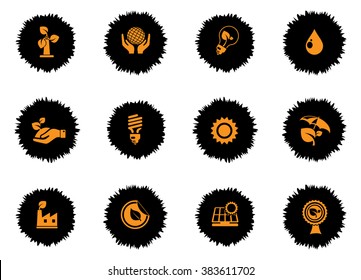 Ecology icon for web sites and user interface