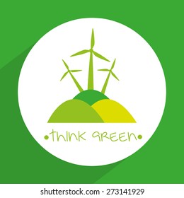 ecology icons design, vector illustration eps10 graphic 