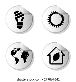 ecology icons design, vector illustration eps10 graphic 