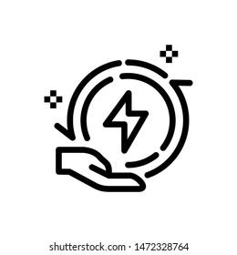 ecology icons. environmental energy, conservation and restoration of the environment. linear design. Line with editable stroke