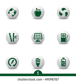 Ecology icons from series