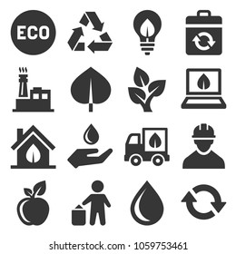 Ecology Icons Set