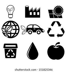 Ecology Icons Set