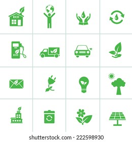 Ecology  icons set