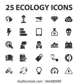 Ecology icons set.