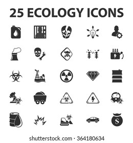 Ecology icons set. 