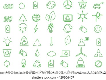 Ecology Icons Set