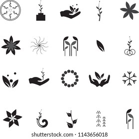 Ecology Icons Set - Vector illustration, Ecology Logo