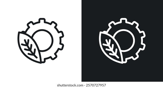 Ecology icons set vectors on white background.