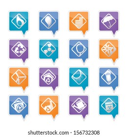 Ecology icons - Set for Web Applications - Vector
