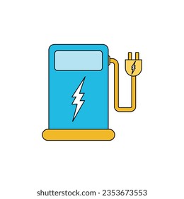 Ecology Icons Set. web icons such as Recycling, Alternative Energy Source, Eco house, Environmental Protection, Global Warming and other. Industry 4.0 concept factory of the future.