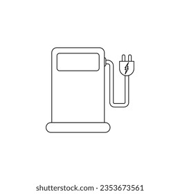Juego de iconos ecológicos. iconos web como el reciclaje, fuentes de energía alternativas, Eco house, protección ambiental, calentamiento global y otros. Fábrica de concepto de la industria 4.0 del futuro.