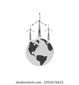 Ecology Icons Set. web icons such as Recycling, Alternative Energy Source, Eco house, Environmental Protection, Global Warming and other. Industry 4.0 concept factory of the future.