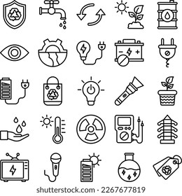Ecology icons set, winter icons set, weather icons set, Ecology vector Ecology icons collection, winter  pack, Energy Ecosystem vector  set, Habitat Ecology 