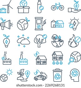 Ecology icons set, winter icons set, weather icons set, Ecology vector Ecology icons collection, winter  pack, Energy Ecosystem vector  set, Habitat Ecology 