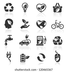 Ecology icons set1. vector illustration. More icons in my portfolio.