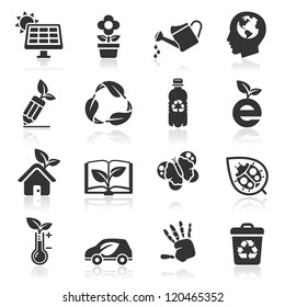 Ecology icons set2. vector illustration. More icons in my portfolio.