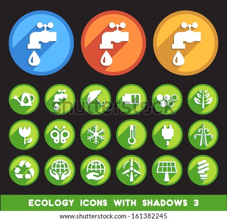 Ecology Icons with Shadows 3.