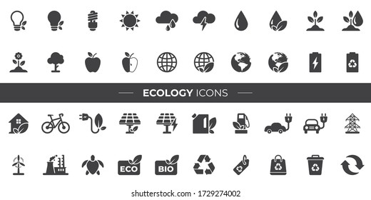Ecology Icons that can be used in your Websites, Flyers, Posters, or in your Infographics.