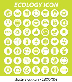 Ecology Icons Vector