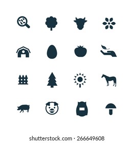 ecology Icons Vector set