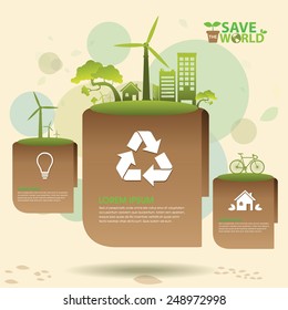 ecology infographic concept