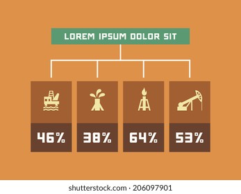 Elemento Infográfico de Ecología
