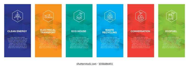 Ecology Infographic Icon Set