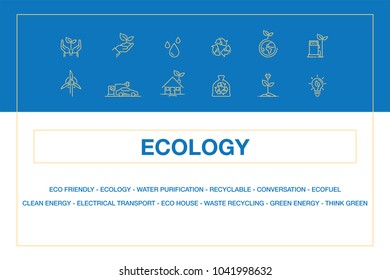 Ecology Infographic Icon Set