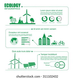 Ecology Infographic,vector