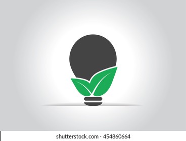 Ecology lamp icon.