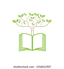 ecology learning symbol on white background