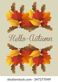 Ecology leaves, leaf graphic design icons, vector illustration