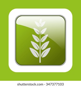 Ecology leaves, leaf graphic design icons, vector illustration