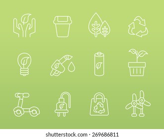 ecology line icon