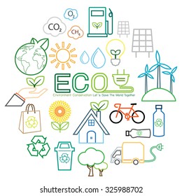 Ecology line icon