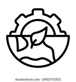 ecology line icon. Perfect for graphic design, mobile, UI, and web masterpieces