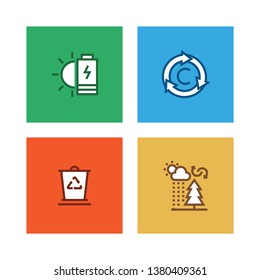 ECOLOGY LINE ICON SET
