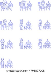 Ecology- Line Icon Set