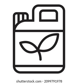 ecology line icon set design 