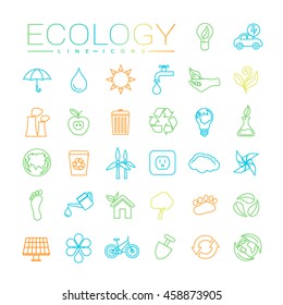 Ecology Line Icons