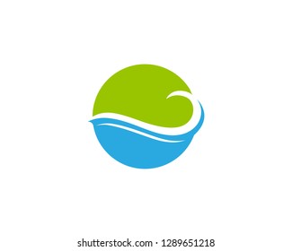 Ecology logo illustration - Vector