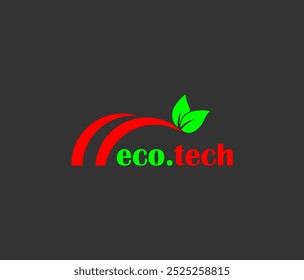 Ecology logo, Natural element eco logo, green ecology logo template