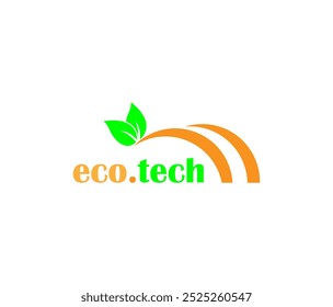 Ecology logo, Natural element eco logo, green ecology logo template