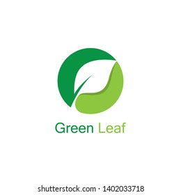 Ecology logo template vector icon illustration