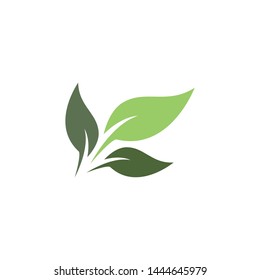 Ecology logo template vector icon illustration