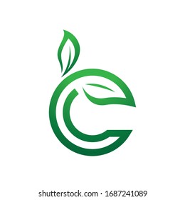 Ecology logo template vector icon design