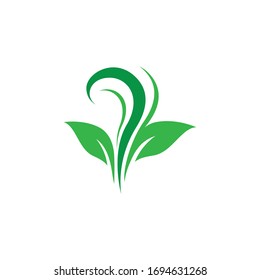 Diseño de icono vectorial de la plantilla de logotipo ecológico