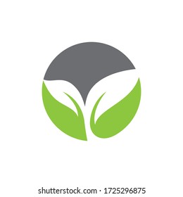 Ecology logo vector icon design